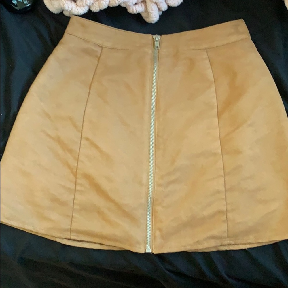 Forever 21 Zip Up Mini Skirt